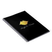 Imitate Goldlips + Name Notizblock (Rechte Seite)