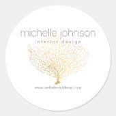 Imitate Goldmedaille Runder Aufkleber (Vorderseite)