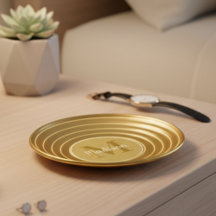 Imitate Goldname und Monogram Personalisiert Ring