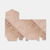 Imitate Goldpinienmuster-Polka-Punkte Geschenkschachtel (Ungefaltet)