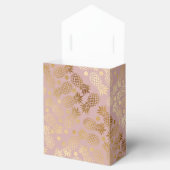 Imitate Goldpinienmuster-Polka-Punkte Geschenkschachtel (Geöffnet)