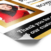 Imitate Goldstar Angestellter des Monats Foto-Anze Fotodruck (Ecke)