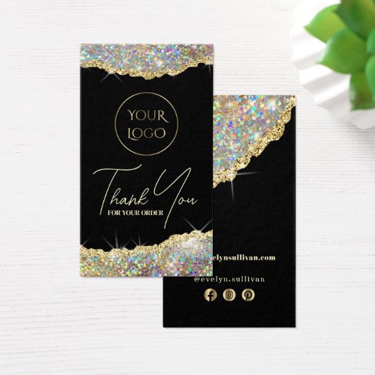 Imitate Goldverpackung Glitzer (Schreibtisch)