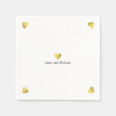 Imitate Golfherzen Liebe Serviette (Vorderseite)