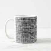 Imitate Grau Stoff Kaffeemaschine Tasse (Links)