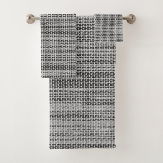 Imitate Grau Stoffe Badehandtuch Set Modernes Desi (Insitu)