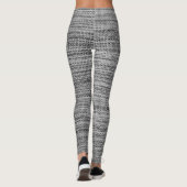Imitate Grau Stoffe Leggings (Rückseite)