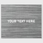 Imitate Grau-Stoffpapier mit benutzerdefiniertem T Geschenkpapier (Flach)