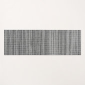 Imitate Grau Stofftuch Modern Design Yoga Mat Yogamatte (Vorderseite (Horizontal))