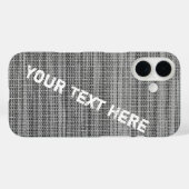 Imitate Graue IPhone-Gehäuse mit benutzerdefiniert Case-Mate iPhone Hülle (Rückseite (Horizontal))