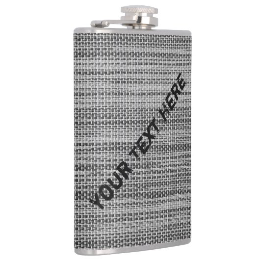 Imitate Grauer Stoffkolben mit benutzerdefiniertem Flachmann (Rechts)