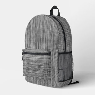 Imitate - Graues Stoffdesign - Rucksack