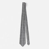 Imitate Gray Cotton Neck Tie Krawatte (Vorderseite)