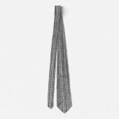 Imitate Gray Cotton Neck Tie Krawatte (Rückseite)