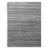 Imitate Gray Fabric Cloud Modern Design Notebook Notizblock (Vorderseite)