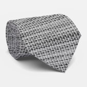 Imitate Gray Fabric Cotton Neck Tie Krawatte (Gerollt)