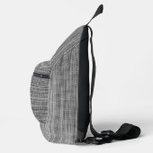Imitate Gray Fabric Crossbody Bag (Rechts)