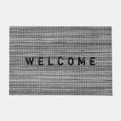 Imitate Gray Fabric Doormat Empfang Fußmatte (Vorderseite)