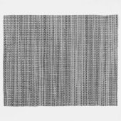 Imitate Gray Fabric Fleece Blanket - Modern (Vorderseite (Horizontal))