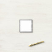 Imitate Gray Fabric Gerahmt Post it Notes Post-it Klebezettel (Auf Schreibtisch)