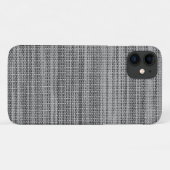 Imitate Gray Fabric Modern Design iPhone Case (Rückseite (Horizontal))