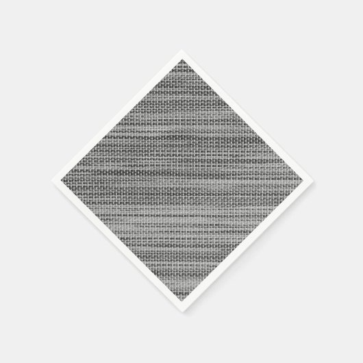 Imitate Gray Fabric Napkins Serviette (Ecke)