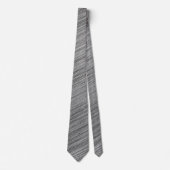 Imitate Gray Fabric Neck Tie Krawatte (Vorderseite)