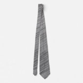 Imitate Gray Fabric Neck Tie Krawatte (Rückseite)