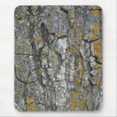 Imitate Gray Grunge Holz Tree Bark Mousepad (Vorne)