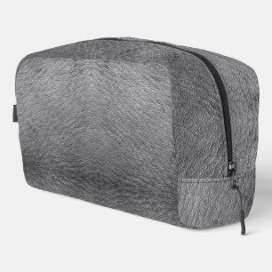 Imitate Gray Leather Waschbeutel