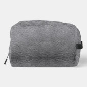 Imitate Gray Leather Waschbeutel (Rückseite)