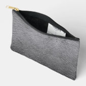 Imitate Gray Leather Zubehörtasche (Offen)