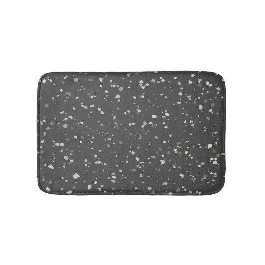 Imitate Gray Terrazzo Badematte (Vorderseite)