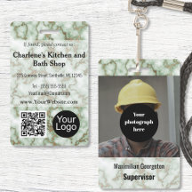 Imitate Green Gold Marble ID