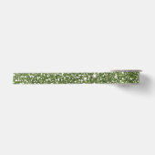 Imitate Grüne Glitzer Textur Look-like Graphic Satinband (Vorderseite)