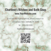 Imitate Grüner Goldmarmor Aufkleber (Vorderseite)