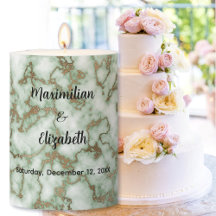 Imitate Grüner Goldmarmor - Elegante Hochzeit