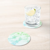 Imitate Grüner Marmorrundpapier Untersetzer (Vor Ort)