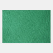 Imitate Grünes Leder Textur Wrapping Wrapping Wrap Geschenkpapier Set (Vorderseite)