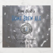 Imitate Hammermetall-Biermarke Bierflaschenetikett (Einzelnes Label)