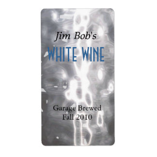 Imitate Hammermetall Zuhause Made Wine Labels