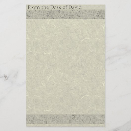 Imitate Handgemachte Papier Alt modische Stationer (Vorderseite)