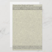 Imitate Handgemachte Papier Alt modische Stationer (Vorne/Hinten)