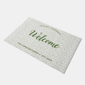 Imitate Handmade Paper Nature Bits Design Fußmatte (Schrägansicht)