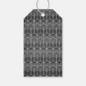 Imitate Handschrift Chalkboard Danke Geschenkmarke Geschenkanhänger (Rückseite)