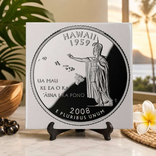 Imitate Hawaii Staat Quarter Fliese