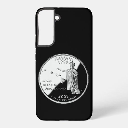 Imitate Hawaii Staat Quarter Samsung Galaxy Hülle (Rückseite)