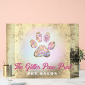 Imitate Hintergrund Glitzer Pfosten Drucklogo Acrylschild (Hochzeit)