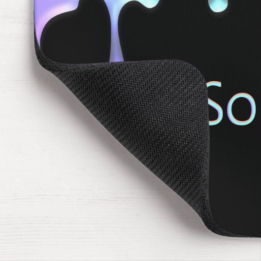 Imitate Holografische farbige Regenbogen Moderne T Mousepad (Ecke)