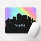 Imitate Holografische farbige Regenbogen Moderne T Mousepad (Mit Mouse)
